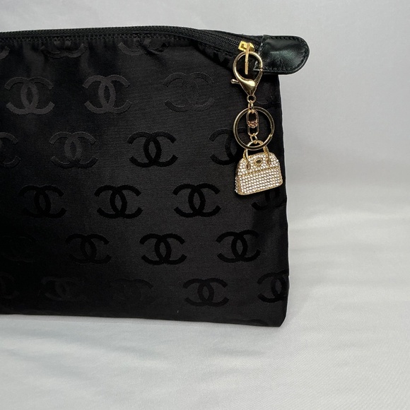 Fabulous rhinestone speedy crystal bag charm key ring - Picture 5 of 5